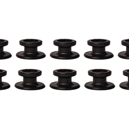 Cantonal Bouton/crochet de corde sans vis - 10 pièce