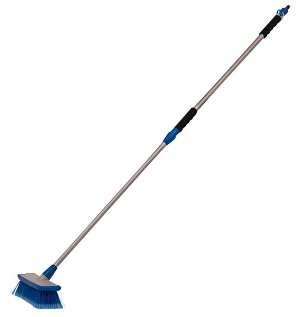Cantonal Brosse de lavage auto télescopique - réglable - manche aluminium