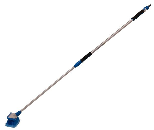 Cantonal Brosse de lavage auto télescopique - réglable - manche aluminium