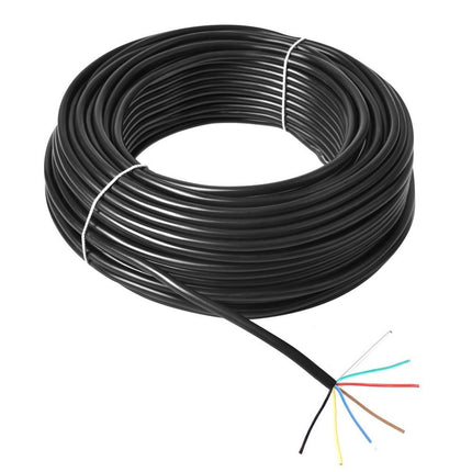 Cantonal Câble 7 fils (1,00 mm²) - par mètre - adapté aux remorques, caravanes, caravanes pliantes et autres