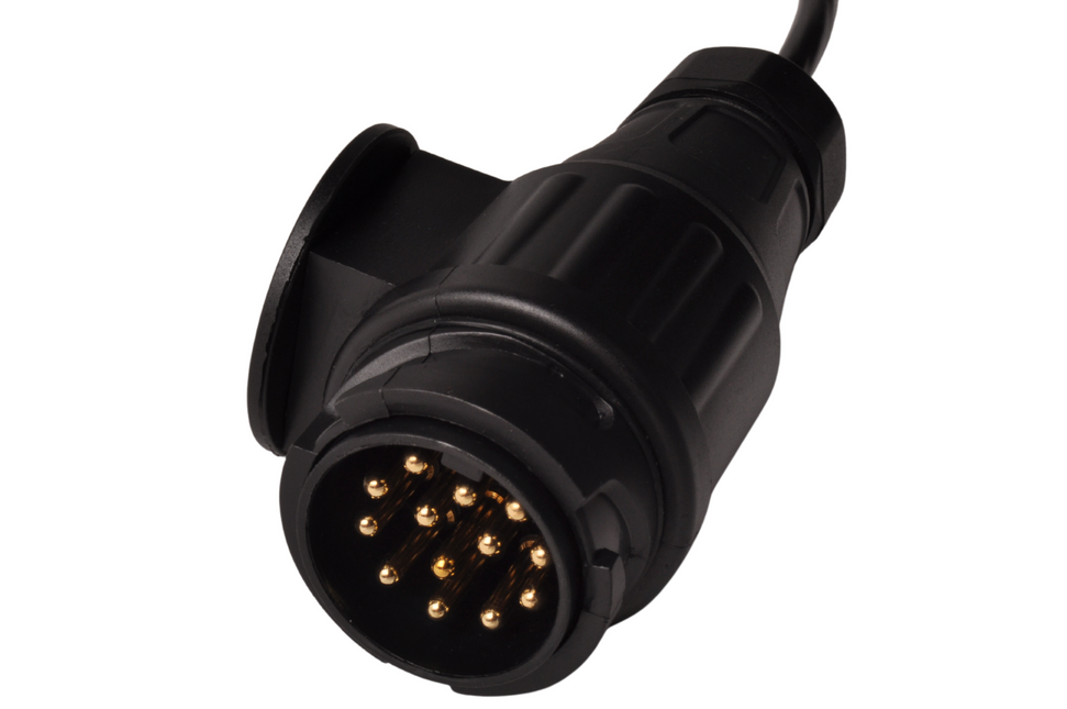 Cantonal Câble adaptateur 7 fils avec 1x 13 broches mâle & 1x 7 broches femelle - 80 cm