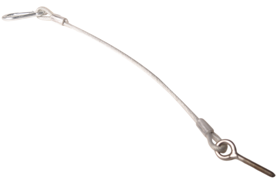 Cantonal Câble de hayon avec mousqueton 43 cm