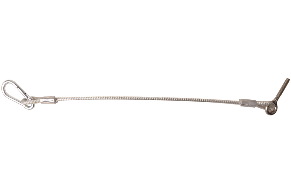 Cantonal Câble de hayon avec mousqueton 43 cm