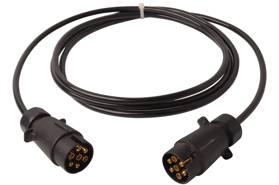 Cantonal Câble de raccordement 3 mètres 7 fils avec 2x 7 broches prises - 300 cm