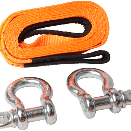 Cantonal Câble de remorquage premium 5000 kg – 300x5 cm