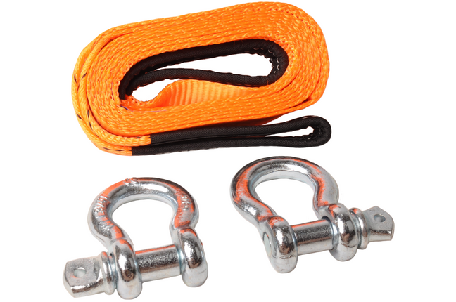 Cantonal Câble de remorquage premium 5000 kg – 300x5 cm