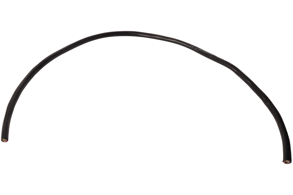 Cantonal Câble d'éclairage 13 fils (11x0,75 mm² & 2x1,5 mm²) noir par mètre