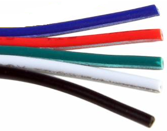 Cantonal Câble d'éclairage 5 fils (5x0,75 mm²)