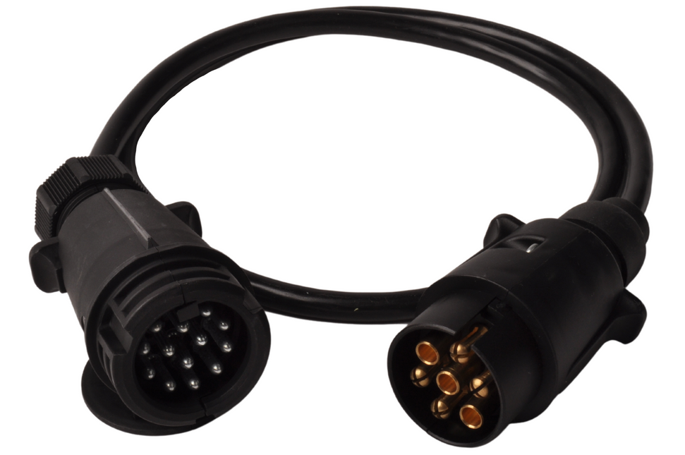 Cantonal Câble d'extension adaptateur 7 fils avec prise 13 broches & prise 7 broches - 100 cm