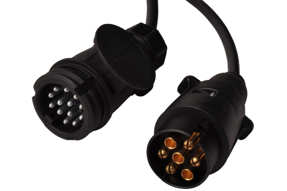 Cantonal Câble d'extension adaptateur 7 fils avec prise 13 broches & prise 7 broches - 100 cm