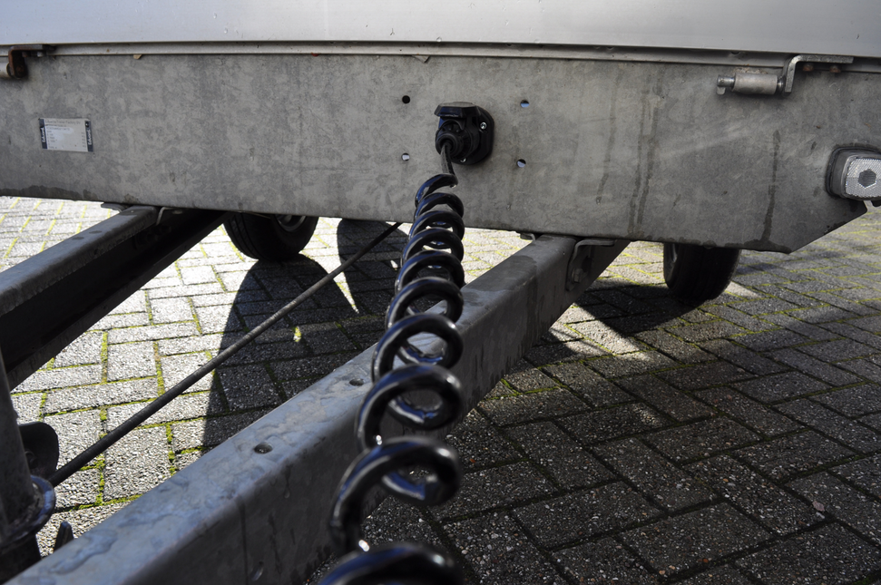 Cantonal Câble spiralé 8 fils avec 2x 13 broches prises - 90 à 250 cm