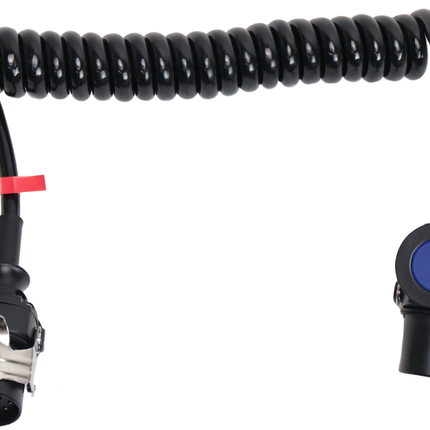 Cantonal Câble spiralé ADR pour camion - 15 pôles - 2,5 mètres - 24V