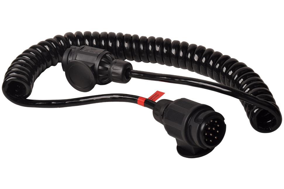 Cantonal Câble spiralé premium 13 fils avec 2x 13 broches prises - 90 à 250 cm