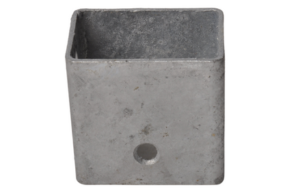 Cantonal Cale de basculement galvanisée pour rouleau de cale - 60x40 mm