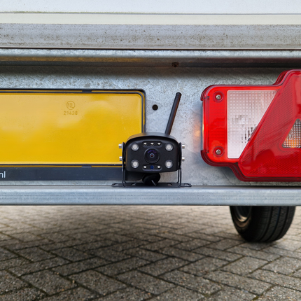 Cantonal Caméra de recul numérique sans fil pour remorque & caravane – écran HD 5 pouces