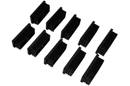 Cantonal Capuchon enfichable 60x30 mm - 10 pièce