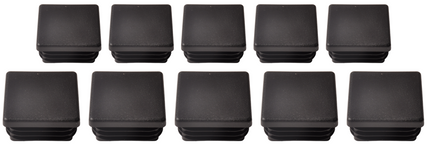 Cantonal Capuchon enfichable carré 40x40 mm - 10 pièce