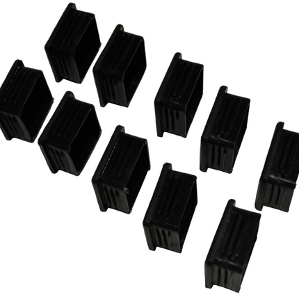 Cantonal Capuchon enfichable carré 50x50 mm -10 pièce