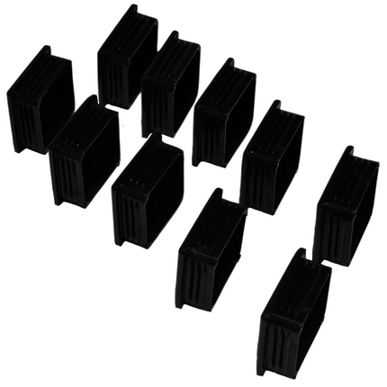 Cantonal Capuchon enfichable carré 60x60 mm -10 pièce