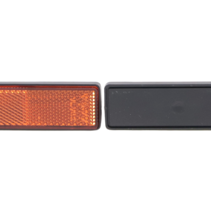 Cantonal Catadioptre orange/jaune 98x32,5 mm autocollant - Ensemble de 2 pièces
