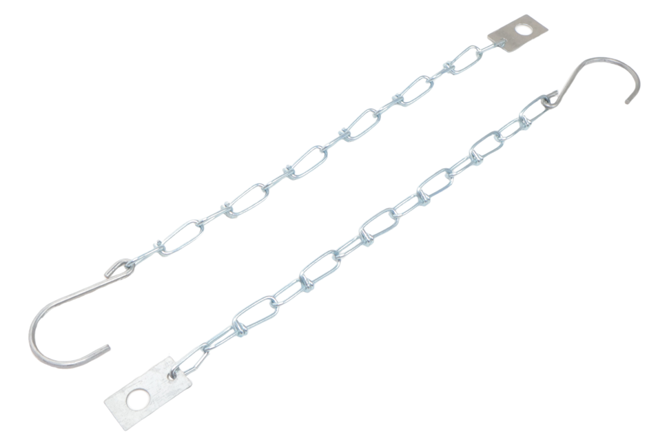 Cantonal Chaîne de serrure du hayon 24 cm - 2 pièces