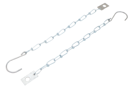 Cantonal Chaîne de serrure du hayon 24 cm - 2 pièces