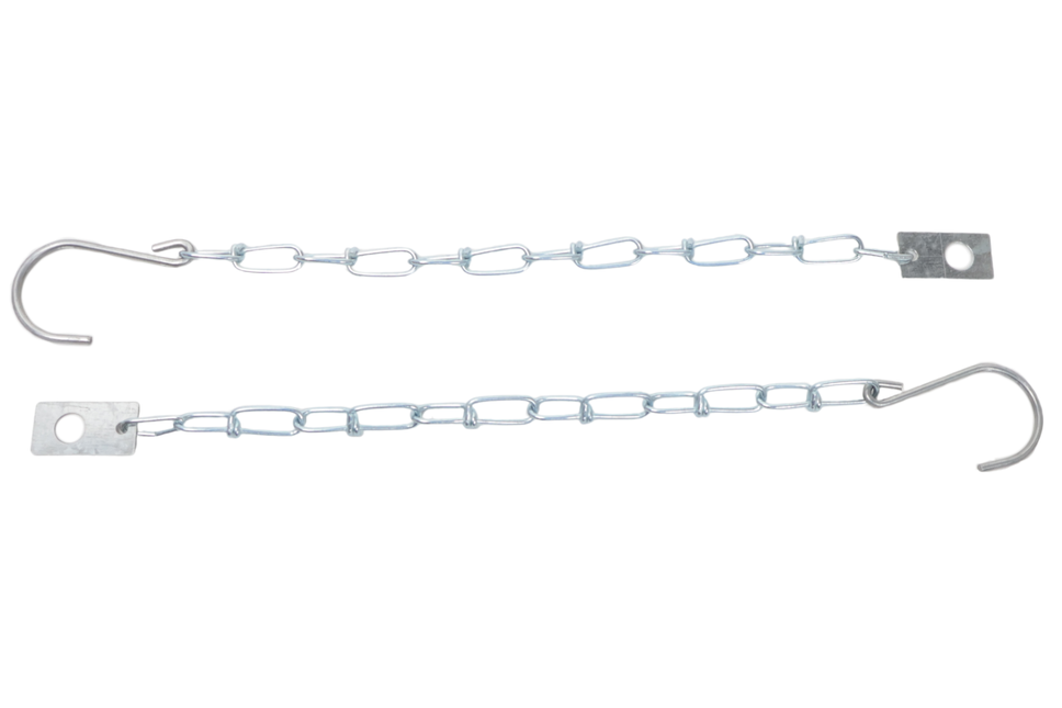 Cantonal Chaîne de serrure du hayon 24 cm - 2 pièces