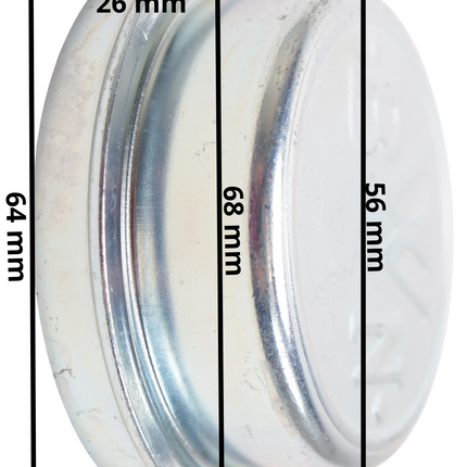 Cantonal Chapeau de moyeu 64 mm - convient à Knott/ Schlegl