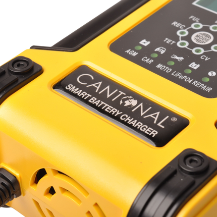 Cantonal Chargeur de batterie intelligent 12V/24V – 12A/6A – 7 phases de charge