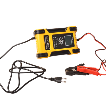 Cantonal Chargeur de batterie intelligent 12V/24V – 12A/6A – 7 phases de charge