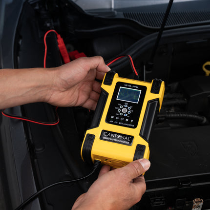 Cantonal Chargeur de batterie intelligent 12V/24V – 12A/6A – 7 phases de charge
