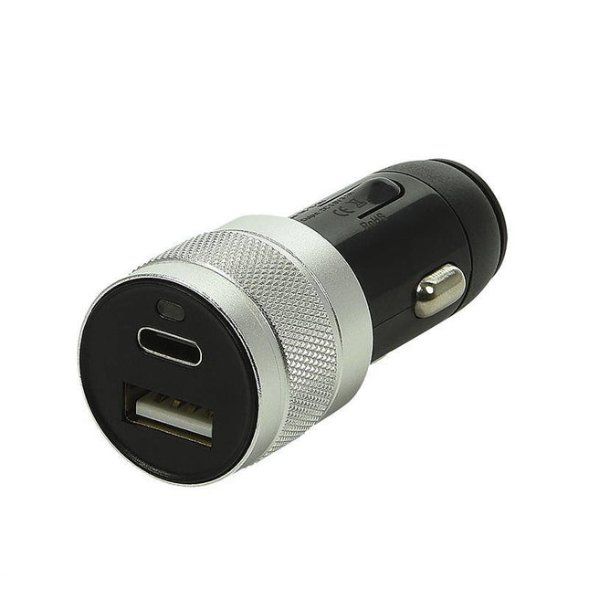 Cantonal Chargeur USB 2 voies 12V/24V USB A & C