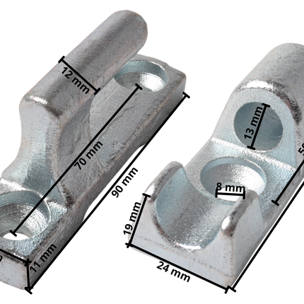 Cantonal Charnière de paroi latérale complète TIR