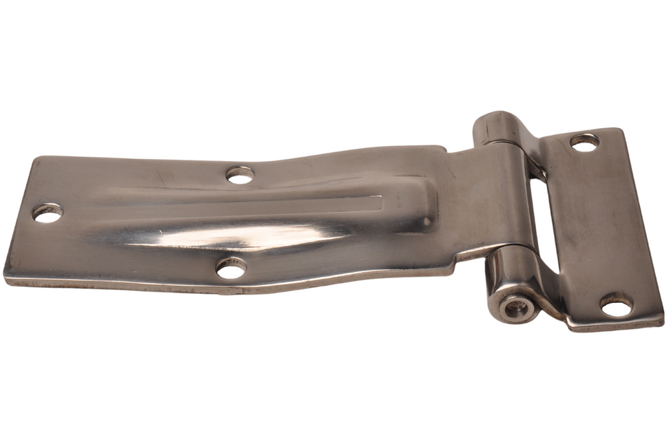 Cantonal Charnière de porte courbée en acier inoxydable 180mm
