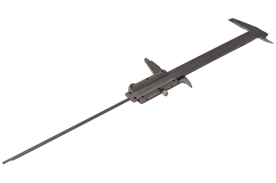 Cantonal Compas en acier inoxydable premium - 0 >| 150 mm - boîte de protection incluse