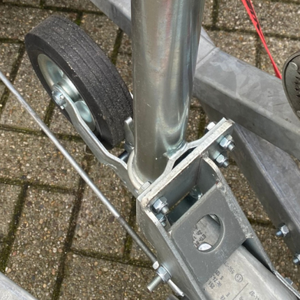 Cantonal Console de roue d'appui pour frein à inertie - convient à presque tous les freins à inertie