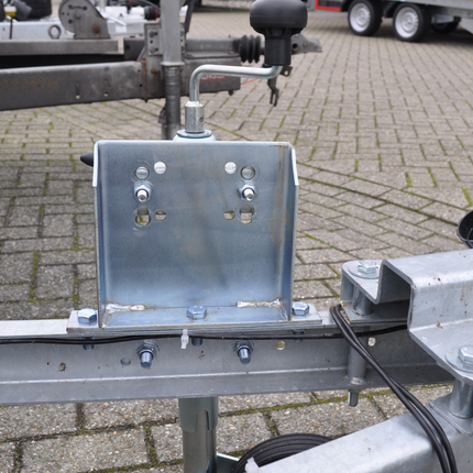 Cantonal Console de roue de nez en acier galvanisé pour roue de nez et pince de roue de nez