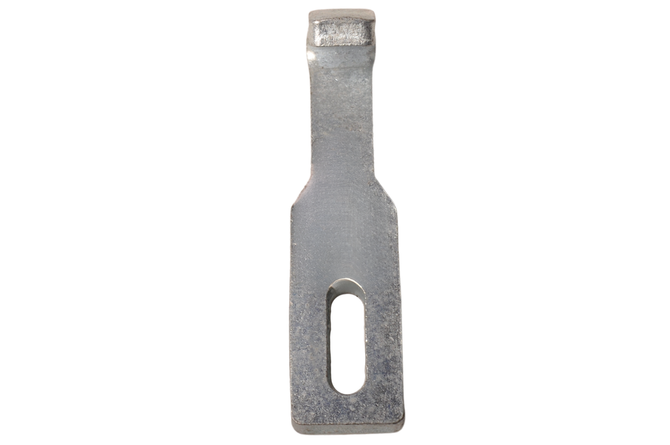 Cantonal Contre-pièce serrure excentrique petite 80x20 mm