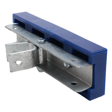 Cantonal Coussin de choc sur support  - réglable - bleu - 300x100x30 mm