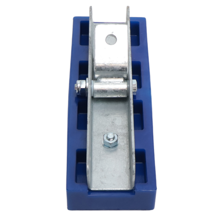 Cantonal Coussin de choc sur support  - réglable - bleu - 300x100x30 mm