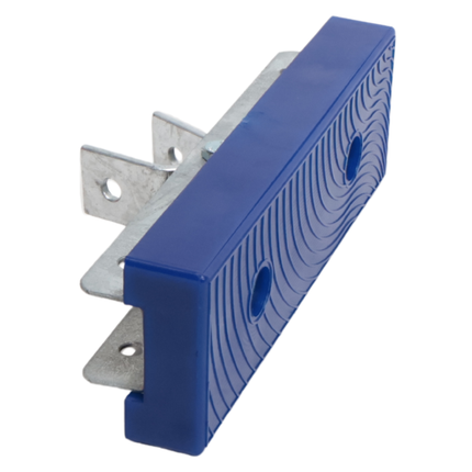 Cantonal Coussin de choc sur support  - réglable - bleu - 300x100x30 mm