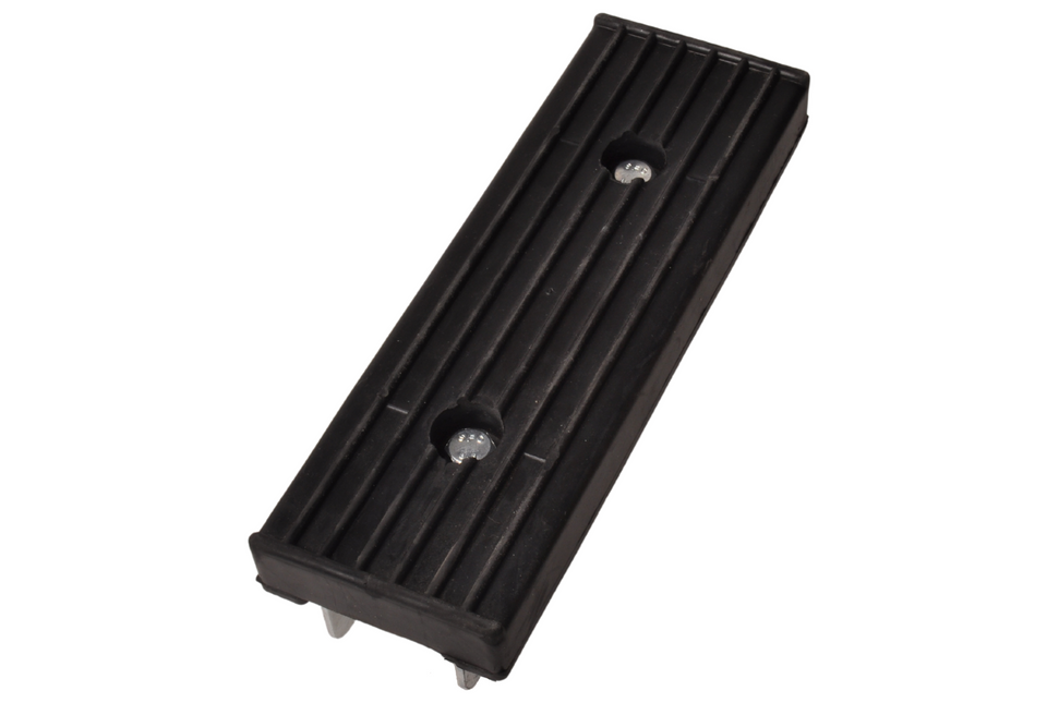 Cantonal Coussin de choc sur support  - réglable - noir - 300x100x30 mm