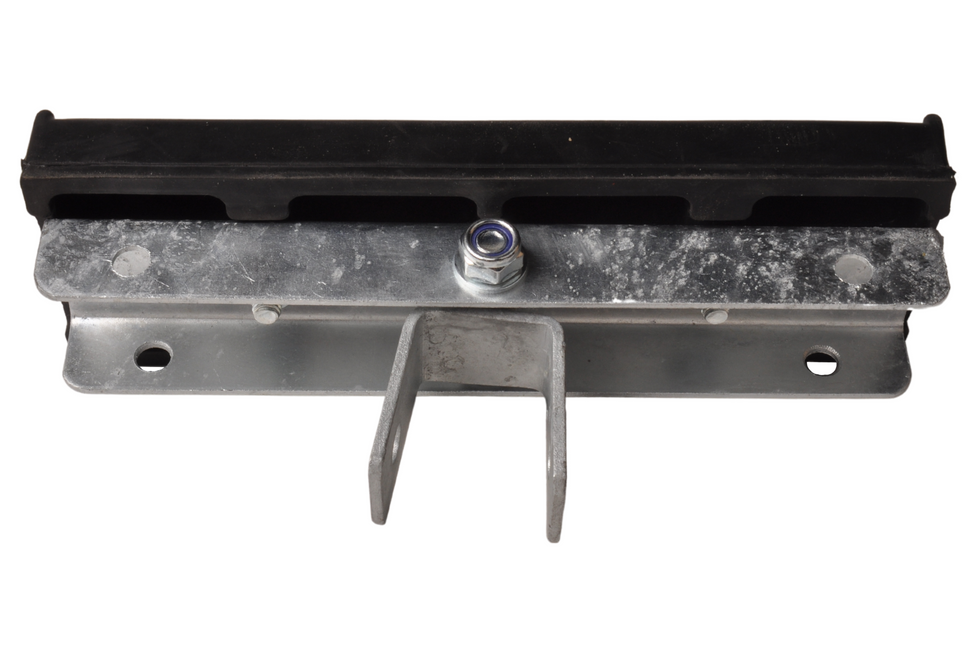 Cantonal Coussin de choc sur support  - réglable - noir - 300x100x30 mm