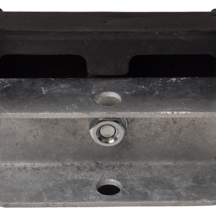 Cantonal Coussinets en caoutchouc sur support - 120x100x35 mm - noir