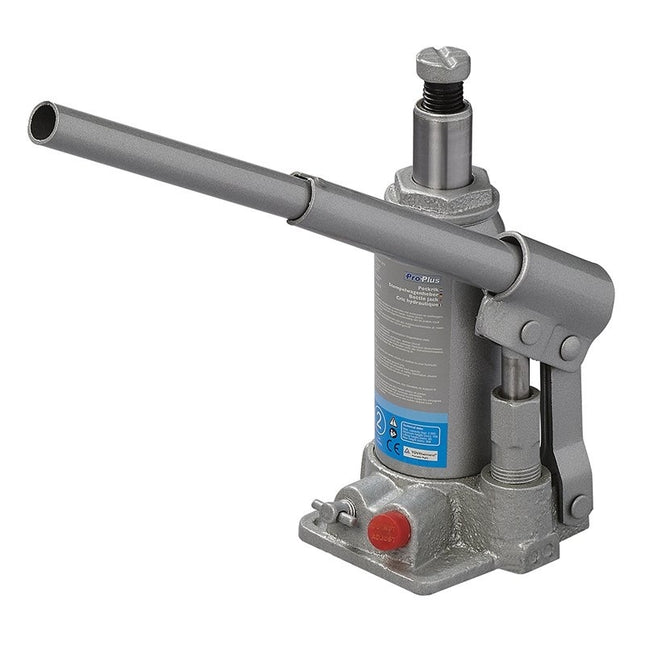 Cantonal Cric à bouteille - charge maximale 2 tonnes (2000 kg) - homologué TüV/GS