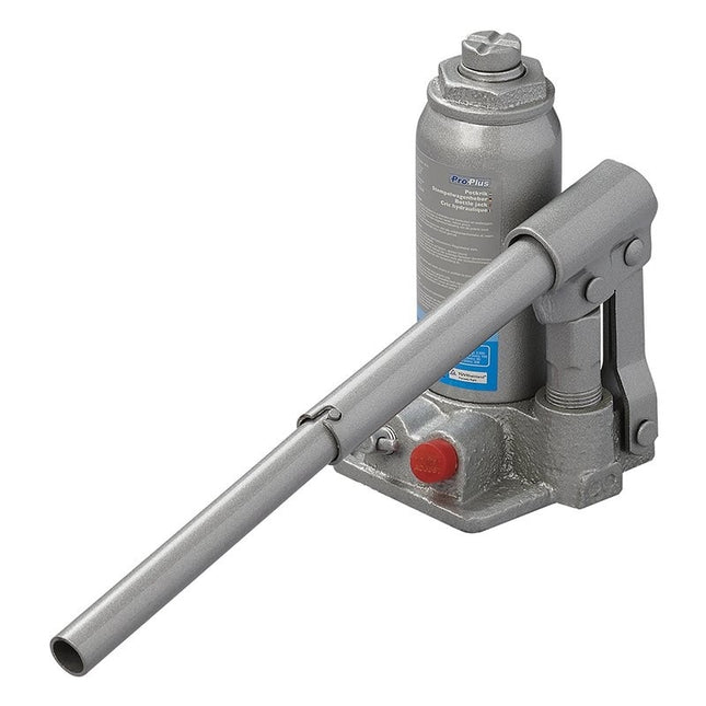 Cantonal Cric à bouteille - charge maximale 2 tonnes (2000 kg) - homologué TüV/GS