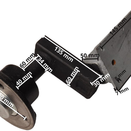 Cantonal Demi-axe 450 kg - 4x100 - 2 pièces