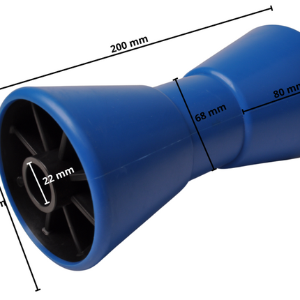 Cantonal Diabolo bleu - 200x104 mm - diamètre du moyeu 22 mm