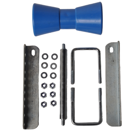 Cantonal Diabolos réglables 200x85 mm jeu - bleu - étrier 100x73 mm inclus - PE