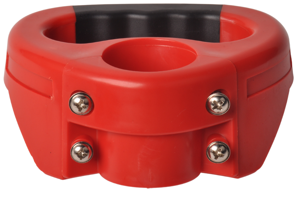 Cantonal Dispositif de manœuvre Premium pour roue jockey 48 mm - caoutchouc solide